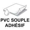 E001 - Sortie de secours (� gauche) - Panneau vinyle adh�sif photoluminescent - 15x15 cm