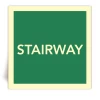 Stairway - Panneau PVC souple adh�sif photoluminescent - 15x15 cm