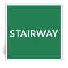 Stairway - Panneau PVC souple adh�sif blanc - 40x40 cm