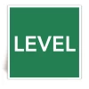 Level - Panneau PVC souple adh�sif blanc - 20x20 cm