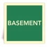 Basement - Panneau PVC souple adh�sif photoluminescent - 40x40 cm