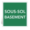 Sous-sol - Basement - Panneau PVC souple adh�sif blanc - 15x15 cm