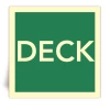 Deck - Panneau PVC souple adh�sif photoluminescent - 40x40 cm