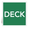 Deck - Panneau PVC souple adh�sif blanc - 40x40 cm