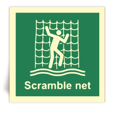 Panneau Scramble net photoluminescent - FlashTide