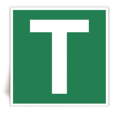 Panneau Lettre T - FlashTide