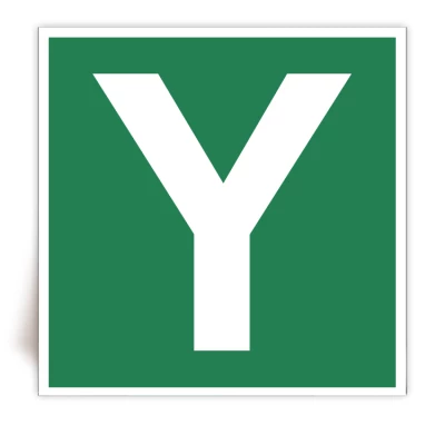 Panneau Lettre Y - FlashTide