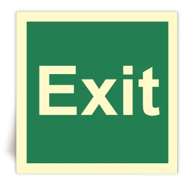 IMPA 33.4385 - Panneau Exit photoluminescent - FlashTide