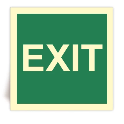 IMPA 33.4425 - Panneau EXIT photoluminescent - FlashTide