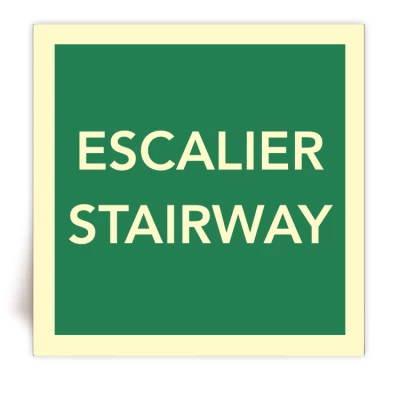 Panneau Escalier - Stairway photoluminescent - FlashTide
