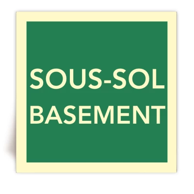 Panneau Sous-sol - Basement photoluminescent - FlashTide