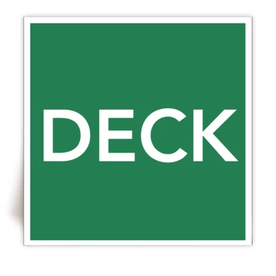 Panneau Lettre DECK - FlashTide